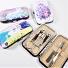 6 Pc Manicure Set in Padded Unicorn Theme  Case 12 sets per display bx $ 1.75 ea set 