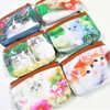 Too Cute 4" X 5" Cat Theme Zipper DBL Sided Coin Purses 12 per pk .60 each