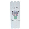 3 Pack 7" Print Nail File sets  Happy Friends  Animal Theme .62 ea set of 3 