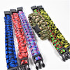 8" Multi Color Paracord Bracelets Asst Colors  12 per pk .75 each