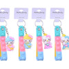  3 in 1 Fidget Popper Strap Key Chains w/ Charm  Mixed Colors  .62 each