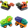 4" Pull Back Action Dinosaur Truck 12 per display bx  .75 each