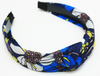 1.5" Wide Soft Fabric Flower Print Fashion Headbands w\ Knot  .56 ea