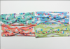 Unicorn Print Asst Colors Stretch Headwraps .58 each 