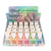 Hi Fashion Color Glitter Nail Polish  24 per display bx  .75  ea 