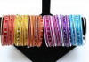 10 Pk Aluminum Colorful Bangle Bracelets .60 per set