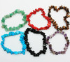 Chip Stone Stretch Bracelet Assorted Colors .60 Each