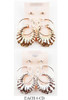 Gold & Silver 3 Pair Mix Styles Earring .60 Each