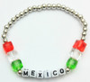 Mexico Alphabet Letters Beaded Bracelet .60 Each