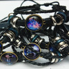 Zodiac Multi Strand Leather Cord Bracelet .60 Each