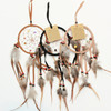 3.5" Diameter Handmade Dream Catcher Hanger Natural Colors $2 Each