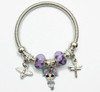 So Cute Girl's Silver Spring Style Charm Bracelets .60 each 