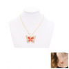 Butterfly Pendant Gold & Silver Chain Assorted Color Necklace .60 Each