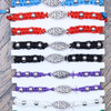 Jesus Fish Pendant Macrame Bracelet .64 Each