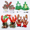 Festive Christmas Holiday Hair Clips .68 each
