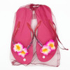 Plumeria Flower Flip-Flops w/ Sequin $4.50 each pair