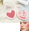 I LOVE YOU Heart Compact Powder Blusher Keychain 24 pcs per display box .81 each