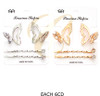 4 Pc Butterfly Hair Clip & Rhinestone Bobby Pin Set .68 each set
