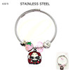 Kids Gold & Silver Novelty Charm Wire Bracelet (2275) .68 each
