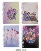 5.5"x4.9" Novelty Notebook 12 per pk (1491) .68 each
