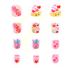 Kids Heart & Love Theme Design 12 Pack Pre Glued Nails .68 each set