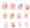 Kids Mixed Design 12 Pack Pre Glued Nails (0264) .68 each set