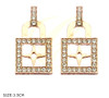 1.4" Hi Fashion Rhinestone Stud Earrings .68 each pair