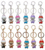 4.5" Sparkling Rhinestone Cute Monster Keychain/ Bag Charm .68 each