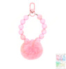 Beaded Pom-Pom Keychain Bracelet/ Bag Charm .68 each