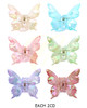3.2" Iridescent Butterfly Hair Claw Clip .68 each