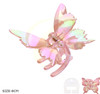 3.2" Iridescent Butterfly Hair Claw Clip .68 each