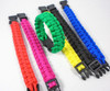 8" Asst  Color Paracord Bracelets Asst Colors  12 per pk .75 each