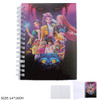 5.5"x4.9" Novelty Notebook 12 per pk (1491) .68 each