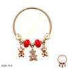 Spring Style Gold & Silver Teddy Bear Charm Bracelet.68 each