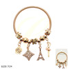 Spring Style Gold & Silver Ballerina Charm Bracelet .68 each