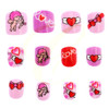 Kids Cupid Mixed Theme Design 12 Pack Pre Glued Nails .68 each set