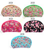 8.2" x 5.5" Beauty Print Zipper All Purpose Cosmetic Bag .68 each