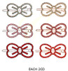 2" Rhinestone Bow Hair Clip .68 each