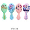5.3" Novelty Print Gift Hair Brushes 12 per pk (1478R) .68 each