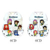 6 Pk Set of Shoe Charms Novelty Theme (2604) .75 per set