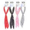 20" Square Polka Dot Print Scarf w/ Scarf Slide Mx Colors .68 each
