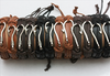 Teen Leather Bracelet w/ Silver Fish Hook .68 each