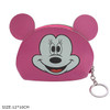 4.7" Mouse Ear Zip Pouch with Keychain .68 each
