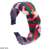 1.1" Knotted Stripe & Camouflage Pattern Headband .68 each