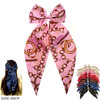 15.7" Hi Fashion Long Tail Gator Clip Hair Bow .68 each