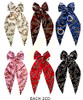 15.7" Hi Fashion Long Tail Gator Clip Hair Bow .68 each