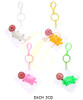 Cute Cat Jelly Charm Keychains .68 each