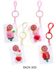 Cute Bear & Rose Jelly Charm Keychains .68 each