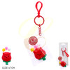 Cute Bear & Rose Jelly Charm Keychains .68 each