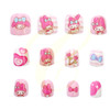 Kids Mixed Design 12 Pack Pre Glued Nails .68 each set